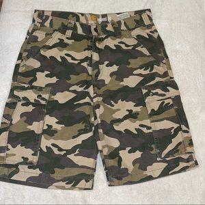Men’s Carhartt Camouflage Shorts Relaxed Fit 31